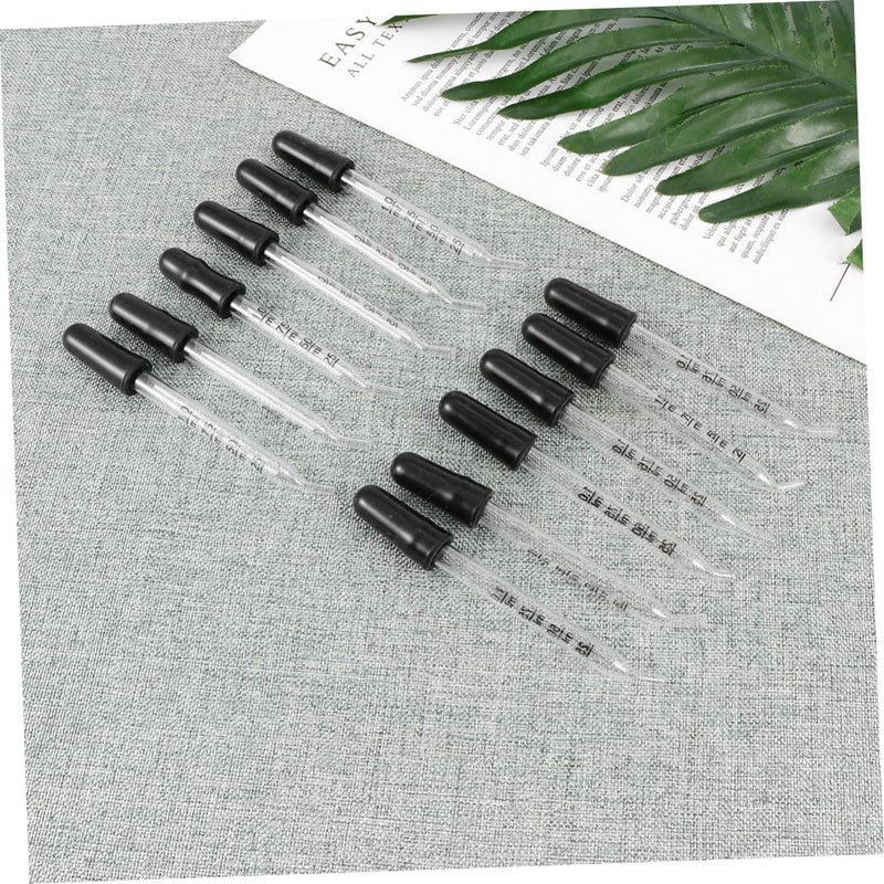 Cabilock 12 Pack Glass Graduated Pipette Dropper with Curved Head Dishwasher Safe - Image 2